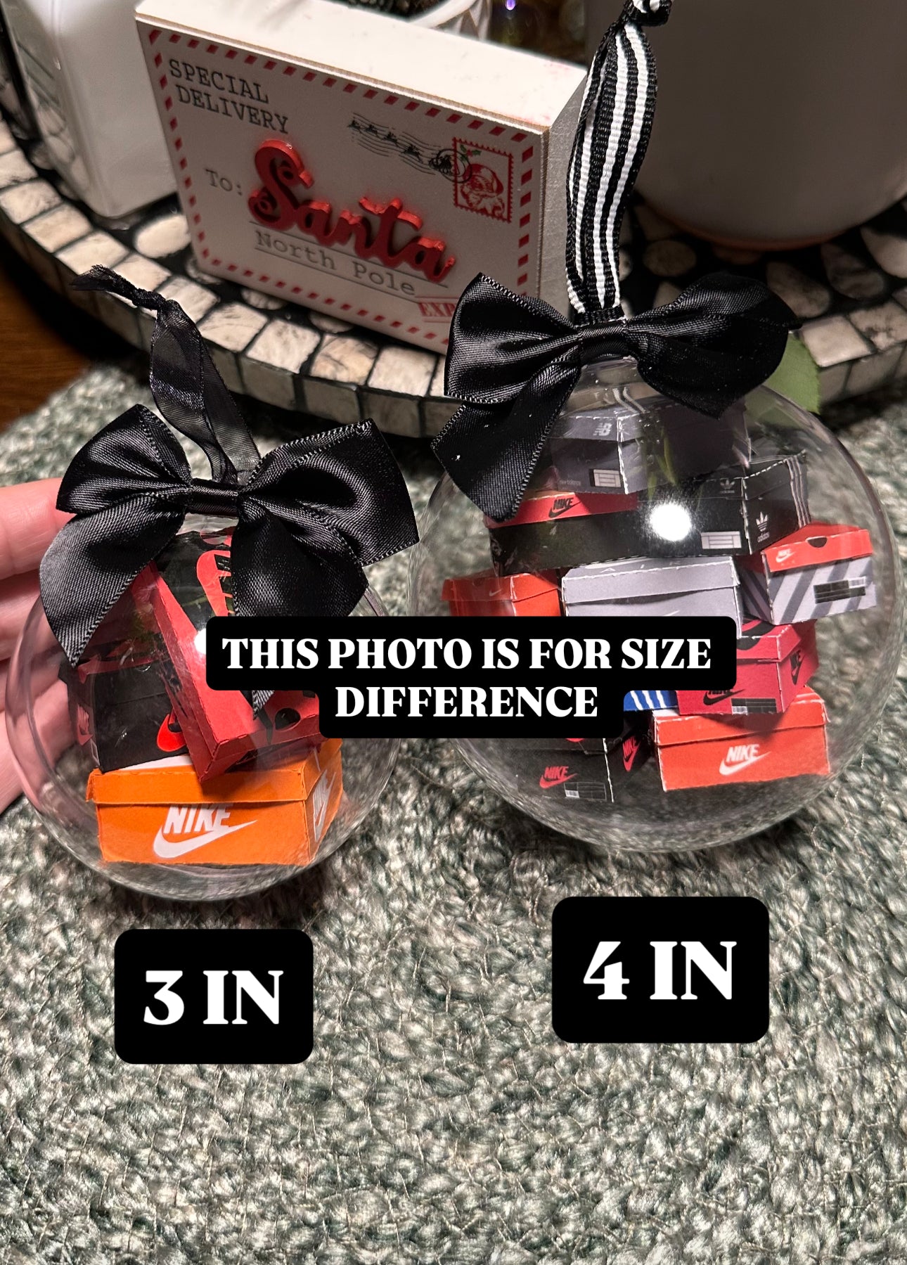 4 INCH SNEAKER PILE ORNAMENT