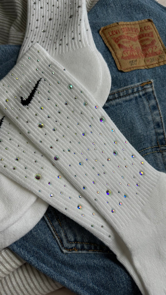 White Galaxy Sock