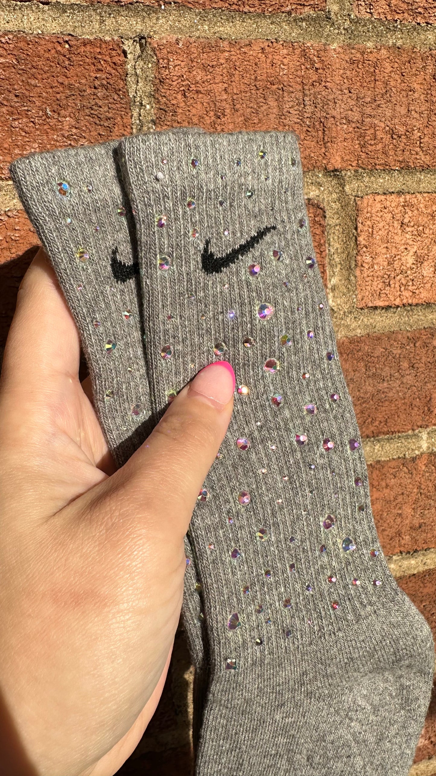 Gray Galaxy Socks